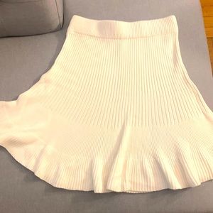 New Free People White Knit Skirt Size Small